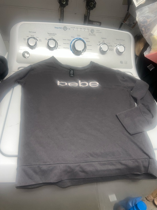 bebe Other - bebe Men's Charcoal Gray Logo Crewneck Sweatshirt